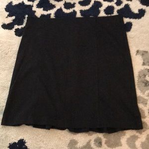 Ruffle back pencil skirt